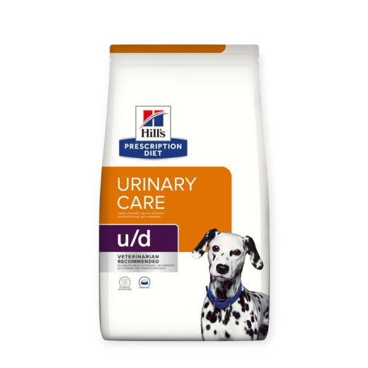 Hill's Prescription Diet U/D Urinary Care для собак при заболеваниях мочевыделительной системы – 4 кг