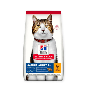 Hill's Science Plan Mature Adult 7+ корм для літніх котів, з куркою - 1,5 кг