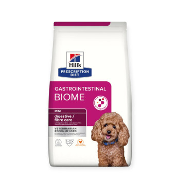 Hill's Prescription Diet Gastrointestinal Biome Mini при расстройствах пищеварения у маленьких собак - 1 кг