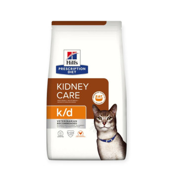 Hill's Prescription Diet K/D дієта для котів при захворюванні нирок - 1,5 кг