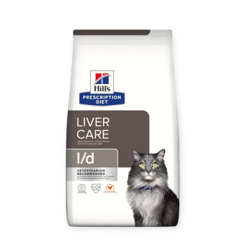 Hill's Prescription Diet L/D дієта для котів при захворюваннях печінки - 1,5 кг