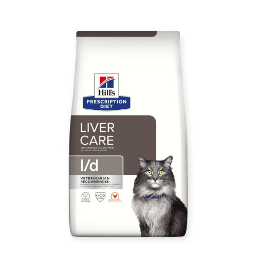 Hill's Prescription Diet L/D дієта для котів при захворюваннях печінки - 1,5 кг
