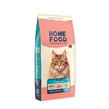 Home Food Cat Adult For Sterilised & Neutered для стерилізованих котів, з кроликом - 10 кг