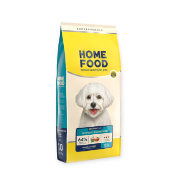 Home Food Dog Adult Mini Hypoallergenic для собак малих порід, з фореллю та рисом - 10 кг
