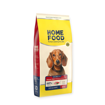 Home Food Dog Adult Mini Hypoallergenic GF для собак малих порід, з качкою та індичкою - 10 кг