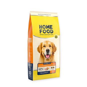 Home Food Dog Adult Maxi Healthy Skin & Shiny Coat для собак больших пород, с лососем - 10 кг
