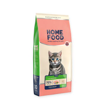Home Food For Kittens 1-12 Months сухий корм для кошенят, з куркою - 10 кг