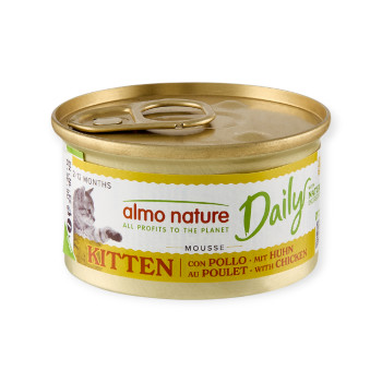 Almo Nature Daily Kitten Mousse Chicken влажный корм для котят, с курицей - 85 г