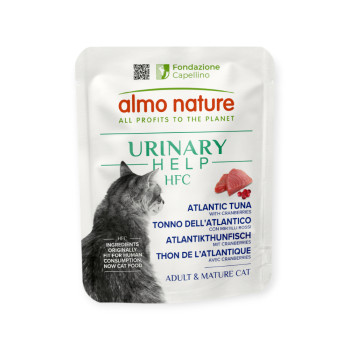 Almo Nature HFC Cat Urinary Help вологий корм для котів, з атлантичним тунцем та журавлиною - 50 г