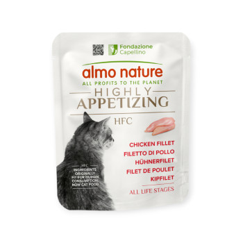 Almo Nature HFC Cat Highly Appetizing влажный корм для кошек, с куриным филе - 50 г