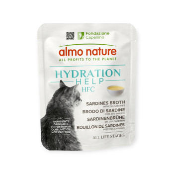 Almo Nature HFC Cat Hydration Help бульон для кошек, с сардиной - 50 г