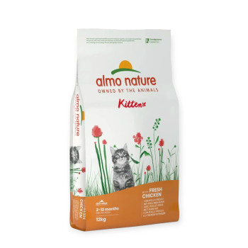 Almo Nature Kitten Fresh Chicken корм для кошенят, зі свіжою куркою - 12 кг