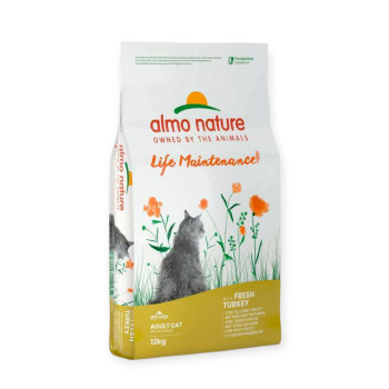 Almo Nature Cat Adult Fresh Turkey корм для кошек, со свежей индейкой - 12 кг