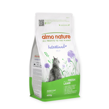 Almo Nature Cat Fresh Lamb Meat Digestive Help для котів з чутливим травленням, з ягням - 400 г