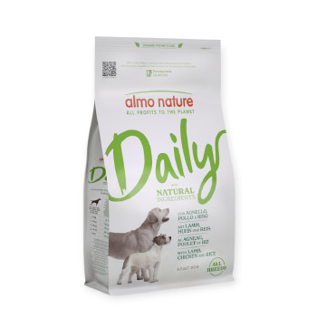 Almo Nature Daily Dog Lamb, Chicken & Rice корм для собак, з ягням, куркою та рисом - 1,2 кг