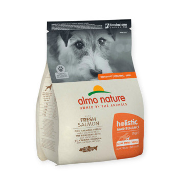 Almo Nature Dog Adult Extra Small & Small Fresh Salmon корм для собак малих порід, з лососем - 2 кг