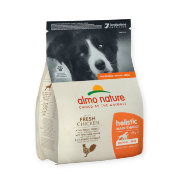 Almo Nature Dog Adult Medium & Large Fresh Chicken для средних и больших собак, с курицей - 2 кг