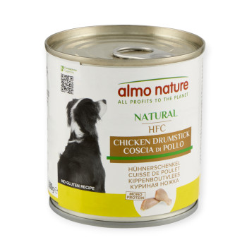 Almo Nature HFC Dog Natural влажный корм для собак, с куриной голенью - 280 г