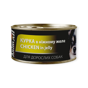 AnimAll Dog Chicken in Jelly корм для собак, с курицей - 85 г