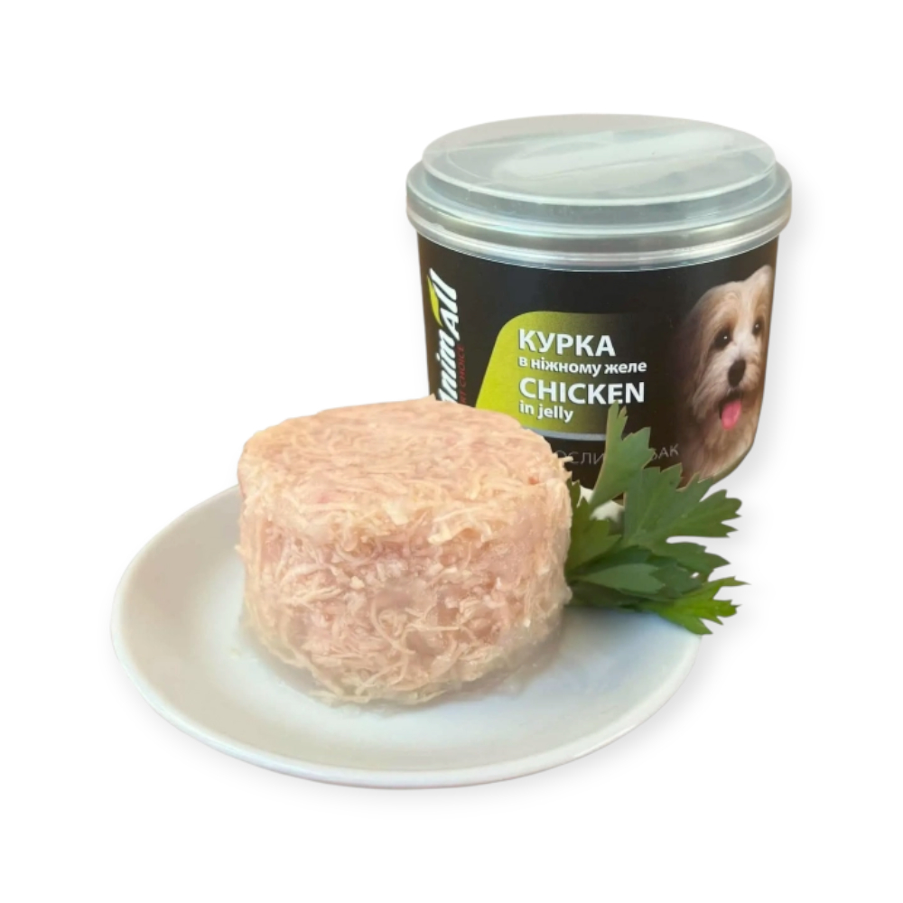 AnimAll Dog Chicken in Jelly корм для собак, с курицей - 85 г