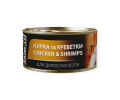 AnimAll Chicken & Shrimps влажный корм для кошек, с курицей и креветками - 85 г