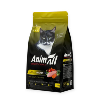 Animall Cat Chicken корм для котів, з куркою - 1,5 кг