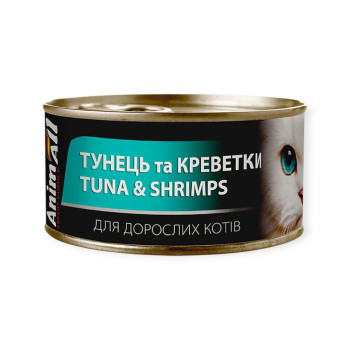 AnimAll Duo Delice Tuna Meat Paste вологий корм для котів, з тунцем та крабом - 80 г