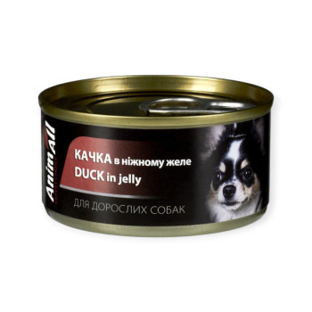 AnimAll Duck in Jelly корм для собак, с уткой - 85 г