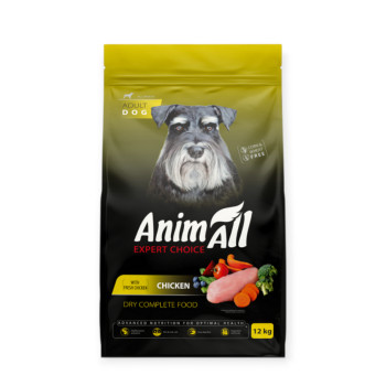 Animall Dog Chicken сухой корм для собак, с курицей - 12 кг