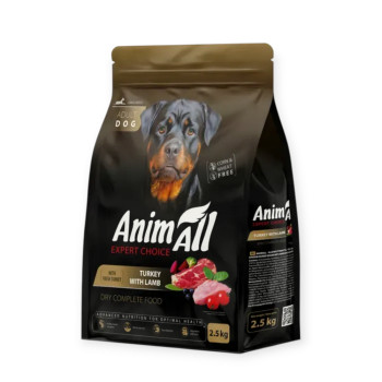 Animall Dog Turkey & Lamb Large Breed для собак больших пород, с индейкой и ягнятиной - 2,5 кг