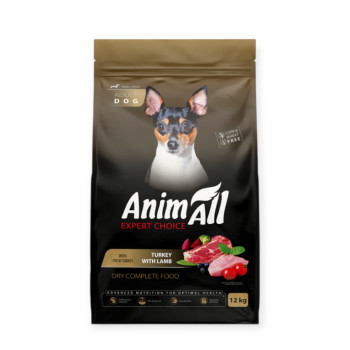 Animall Dog Turkey & Lamb Small Breed для собак малих порід, з індичкою та ягнятиною - 12 кг