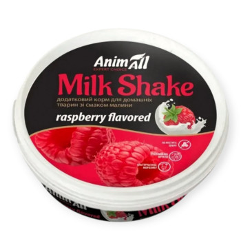 AnimAll MilkShake ласощі для котів та собак, з малиною - 30 г