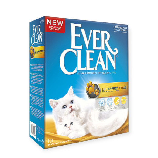 Ever Clean Less Trail бентонитовый наполнитель для длинношерстных кошек - 10 л