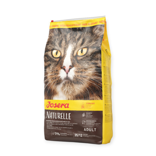 Josera Cat Naturelle Sterilised для стерилизованных кошек, с форелью и чечевицей - 10 кг