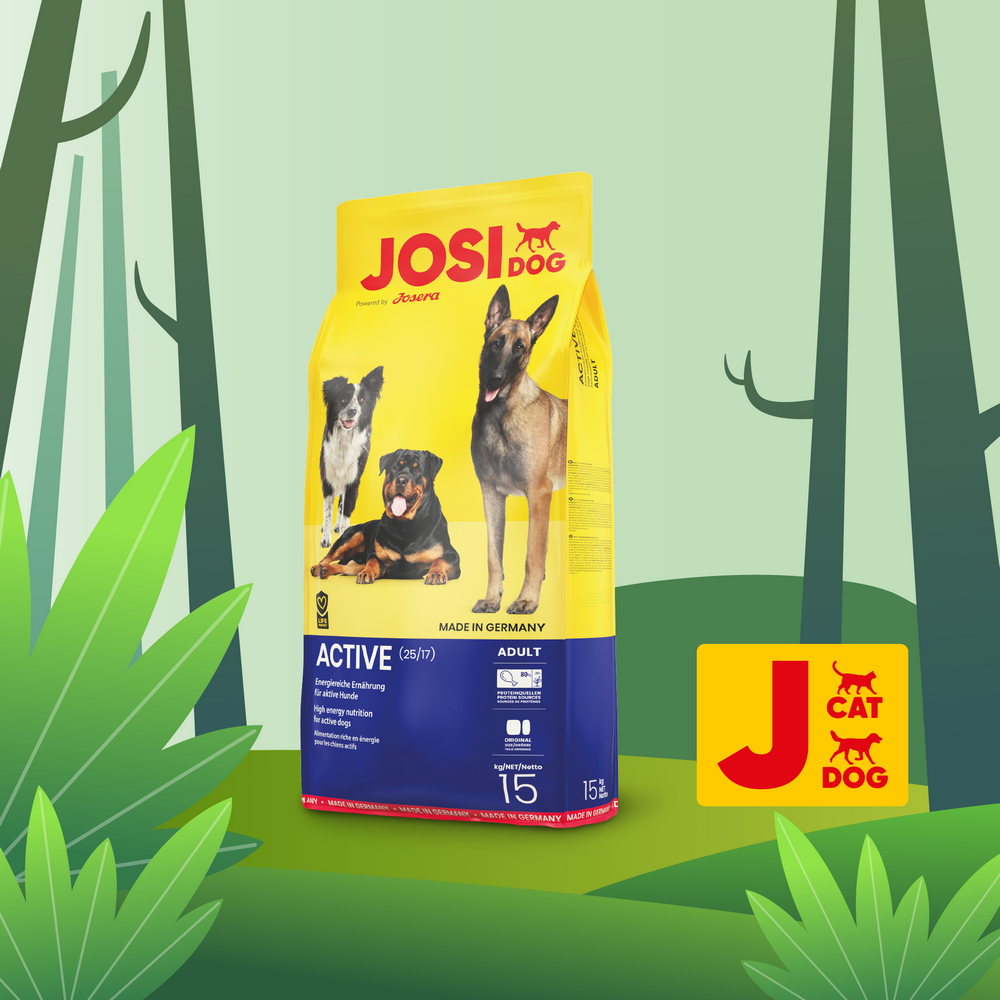 Josera JosiDog Active корм для собак з підвищеною активністю - 15 кг