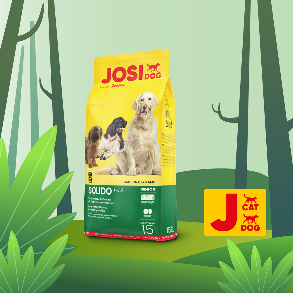 Josera JosiDog Solido корм для літніх та дорослих собак з надмірною вагою - 15 кг