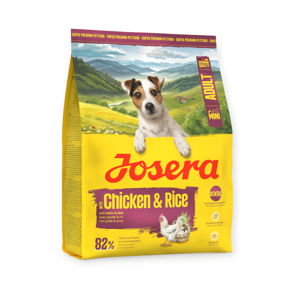 Josera Miniwell корм для собак малих порід, з куркою та рисом - 900 г х 5 шт