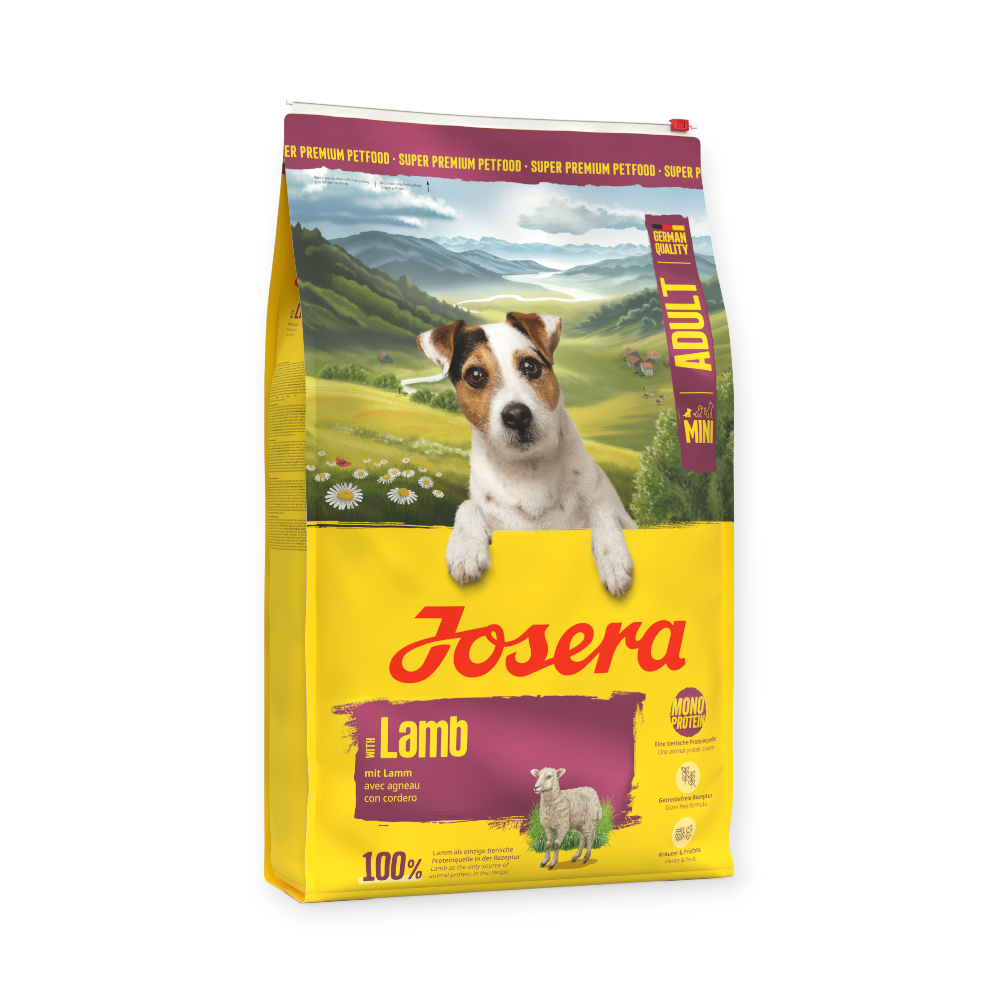 Josera MiniDeluxe корм для собак малих порід, з ягням - 10 кг