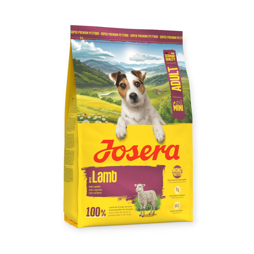 Josera MiniDeluxe корм для собак малих порід, з ягням - 3 кг