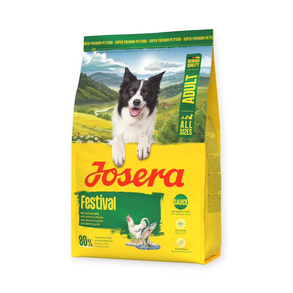 Josera Festival корм для вибагливих собак, з лососем - 3 кг