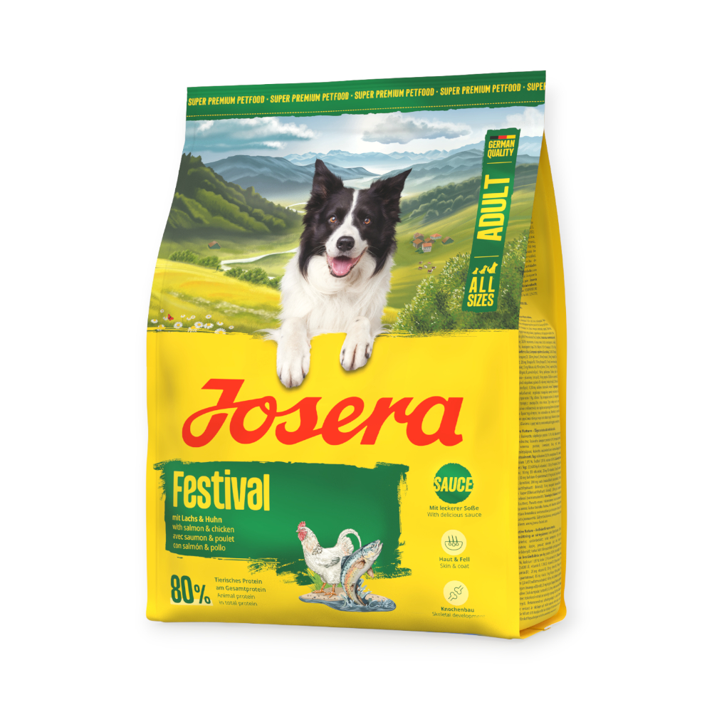 Josera Festival корм для вибагливих собак, з лососем - 900 г х 5 шт