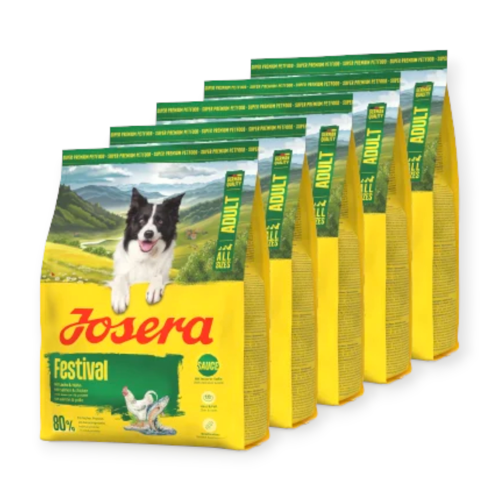 Josera Festival корм для вибагливих собак, з лососем - 900 г х 5 шт