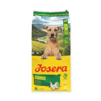 Josera Dog Balance корм для малоактивных пожилых собак, с курицей и рисом - 12,5 кг