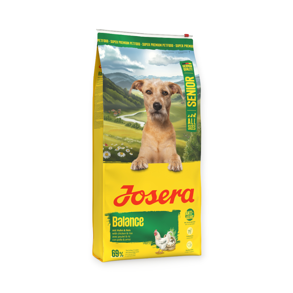 Josera Dog Balance корм для малоактивних літніх собак, з куркою та рисом - 12,5 кг