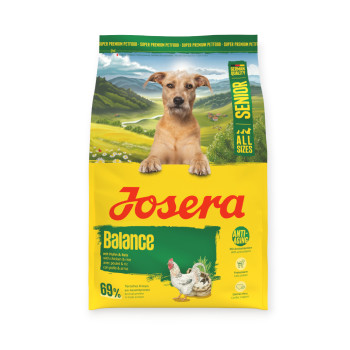Josera Dog Balance корм для малоактивних літніх собак, з куркою та рисом - 3 кг
