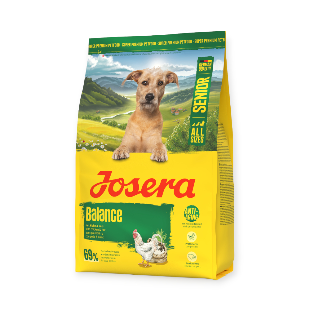 Josera Dog Balance корм для малоактивных пожилых собак, с курицей и рисом - 3 кг