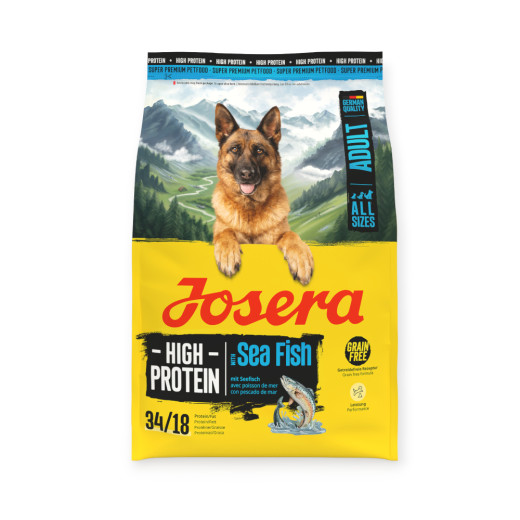 Josera High Protein Adult Sea Fish корм для активных собак, с морской рыбой - 3 кг