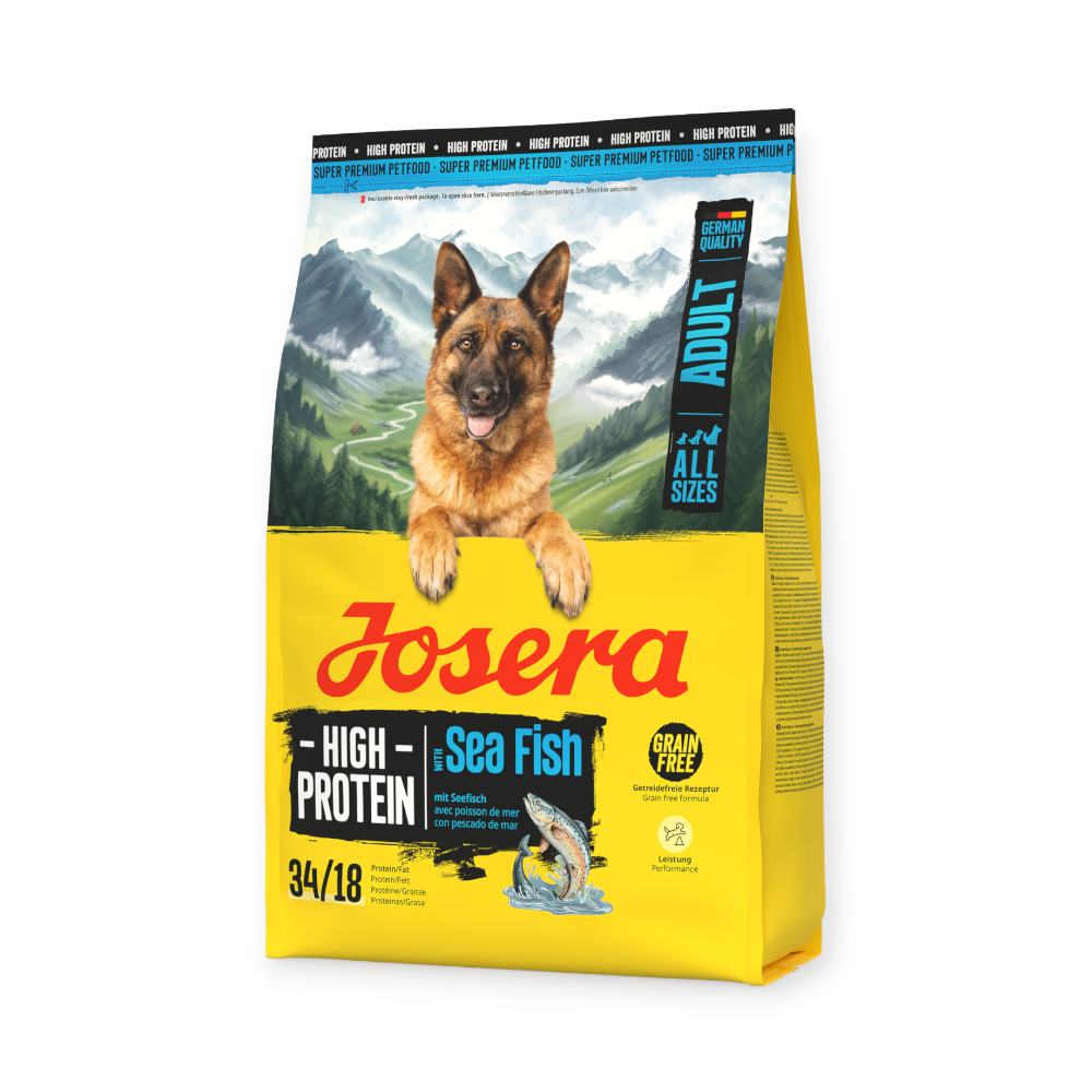 Josera High Protein Adult Sea Fish корм для активних собак, з морською рибою - 3 кг
