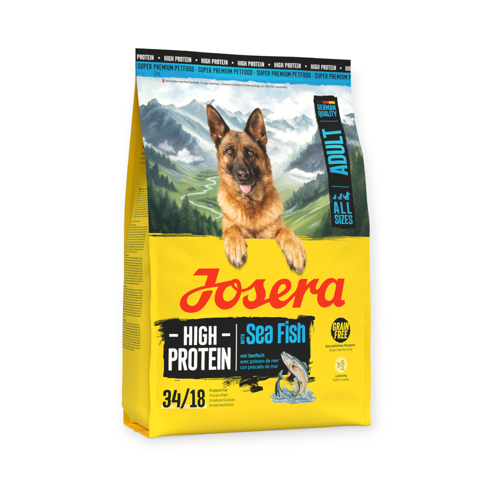 Josera High Protein Adult Sea Fish корм для активних собак, з морською рибою - 3 кг