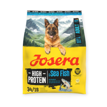 Josera High Protein Adult Sea Fish корм для активних собак, з морською рибою - 900 г х 5 шт
